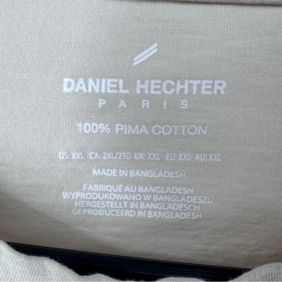 Daniel Hechter Cream Short Sleeve Tee - Picture 4 of 6